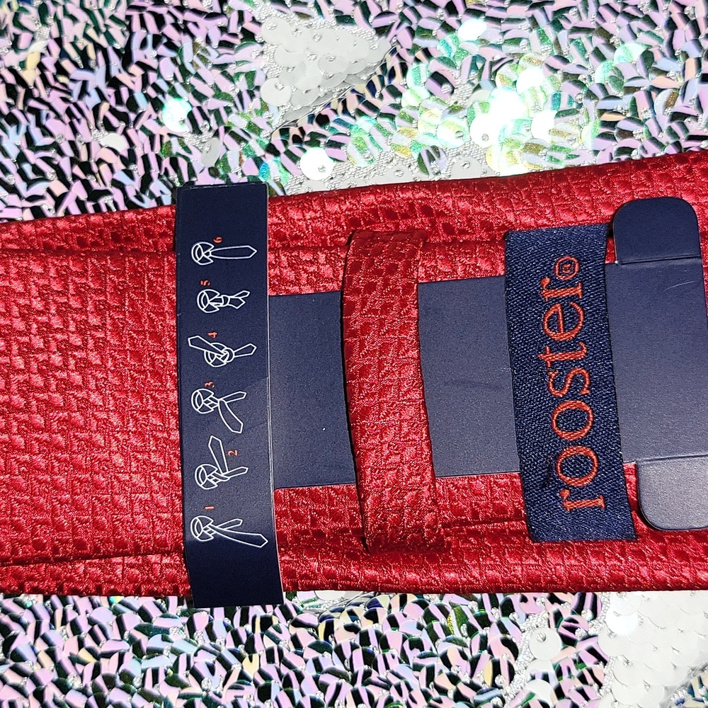 Red Tie - BRAND -ROOSTER - Picture 2 of 3